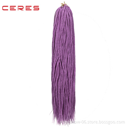 Large stock senegal twist crochet braid hair 12 18 24 inch